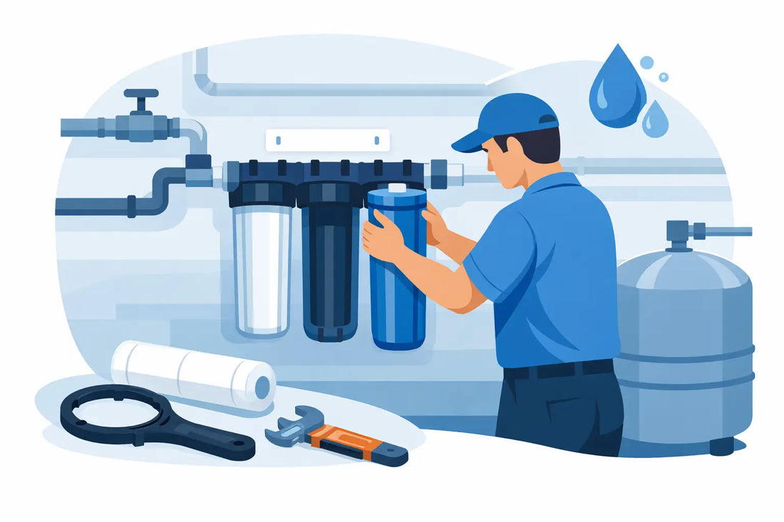 How to Replace a Whole House Water Filter System