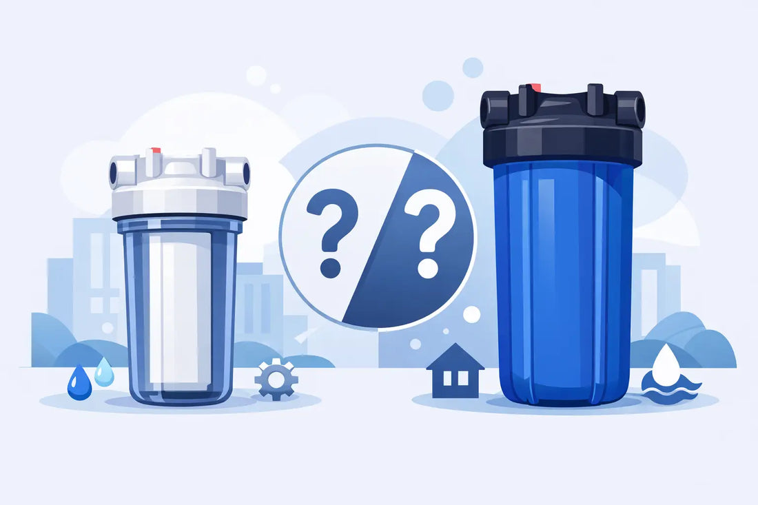 Standard Versus Big Blue Housings: Which Fits?