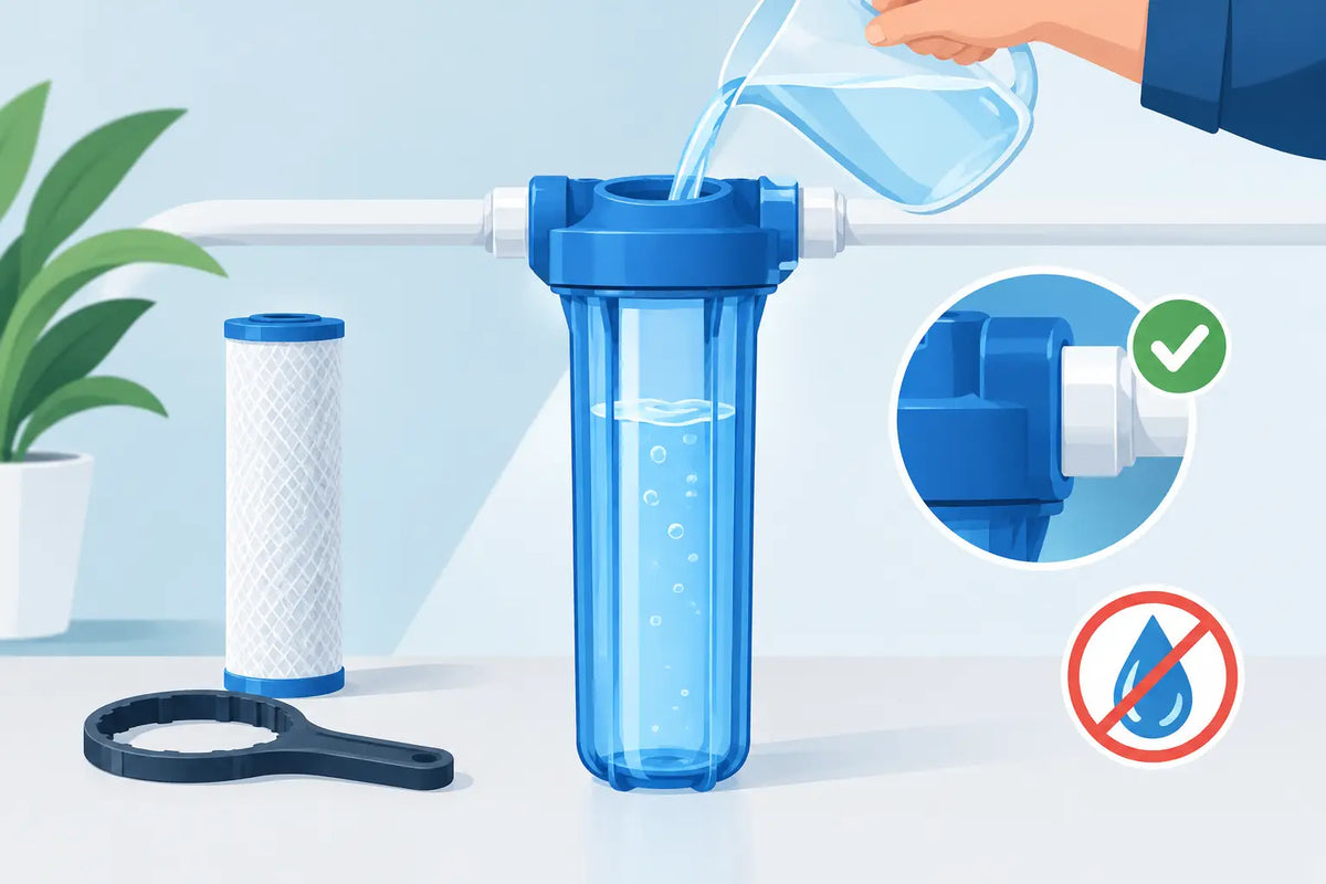 How to Prime Filtration Housing Without Leaks