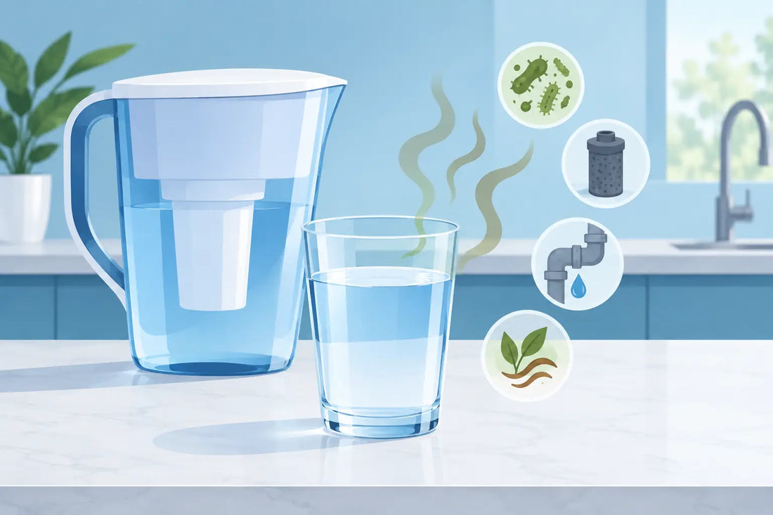 Why Does Filtered Water Smell? Causes and Fixes