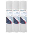 Meltblown, 5 Micron, 2.5"OD, 9.875" Length, DOE, Healthy Spring 3PK