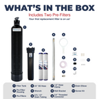 Healthy Spring Clean Home - Whole Home Water Filter System, 3/4", 600K, Backwashing with 27mic Pre-Filter