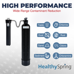 Healthy Spring Clean Home - Whole Home Water Filter System, 3/4", 600K, Backwashing with 27mic Pre-Filter