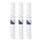 Healthy Spring 2.5" x 20" String Wound Sediment Filter 10 Micron 3-Pack